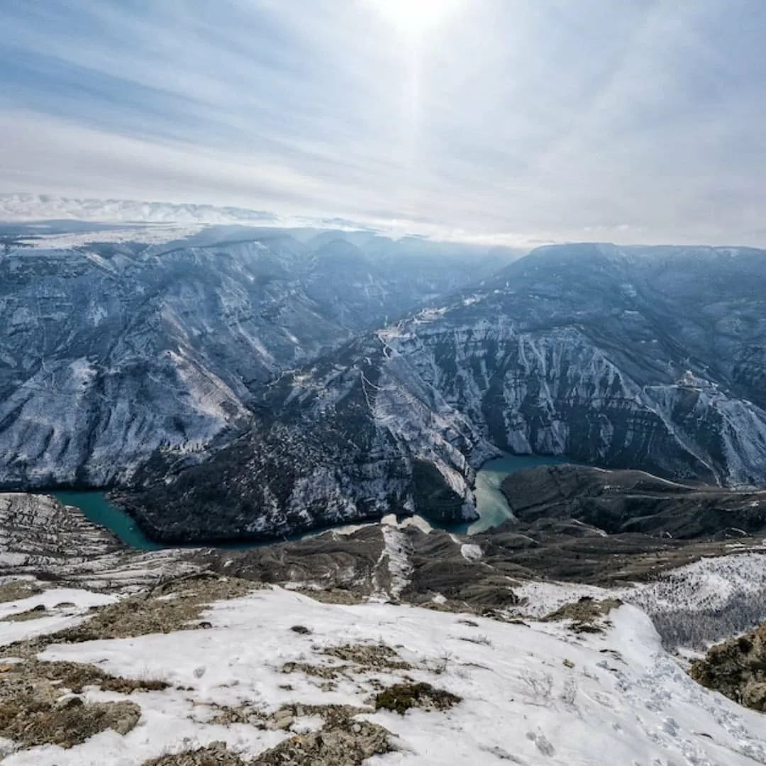 Сулакский каньон на новый год